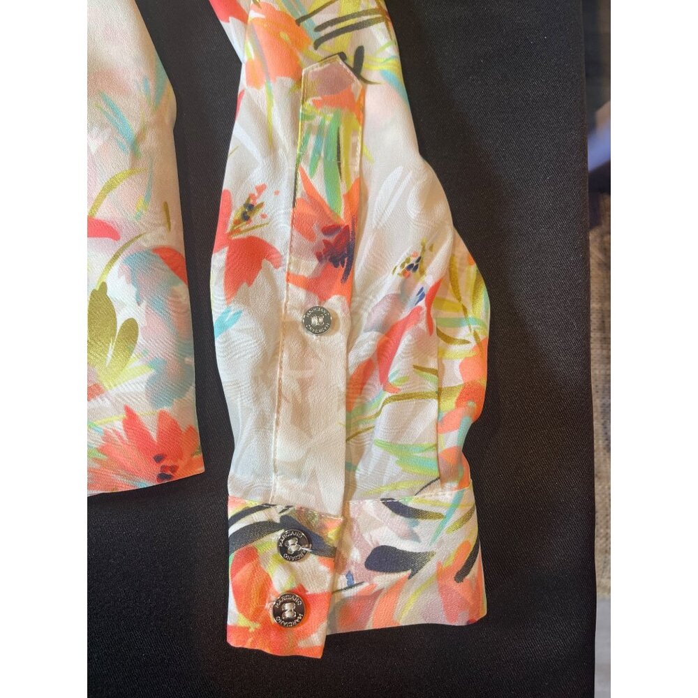 Y2K Guess by Marciano Botanica Shorts Romper Women’s Size 0 - Picture 6 of 9